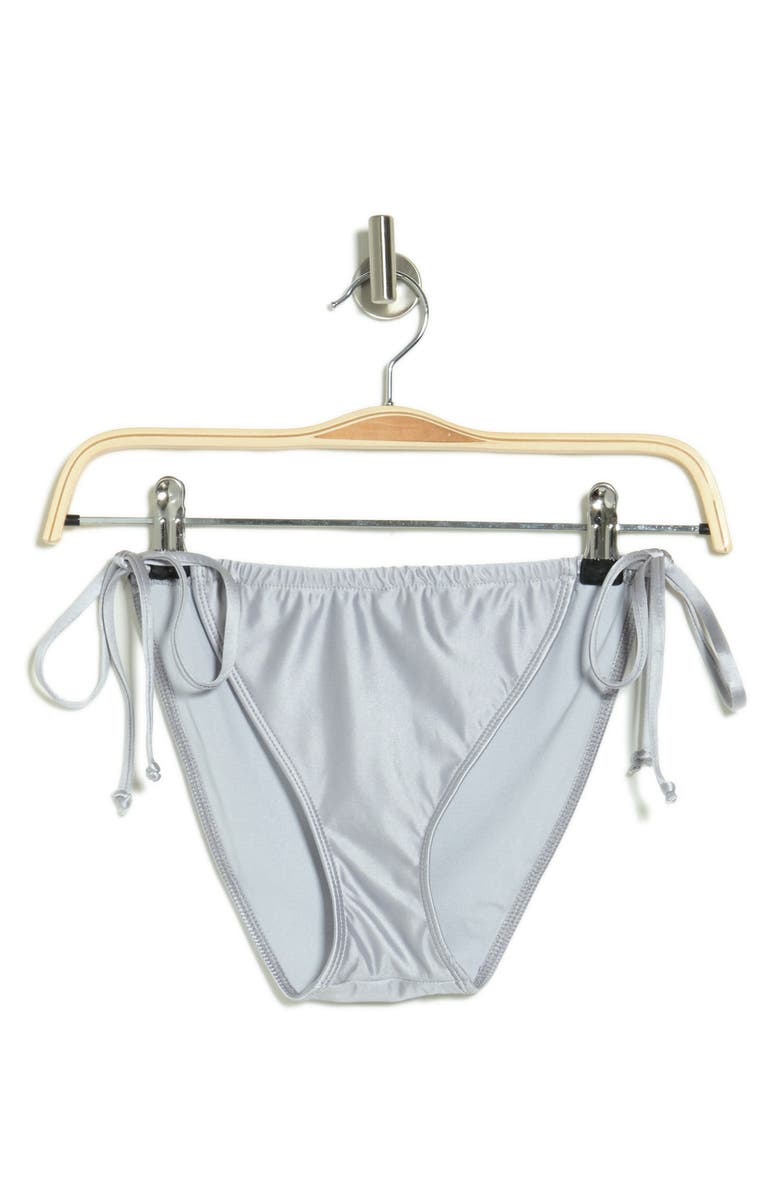 Good American Ruched String Bikini Bottoms, Alternate, color, 