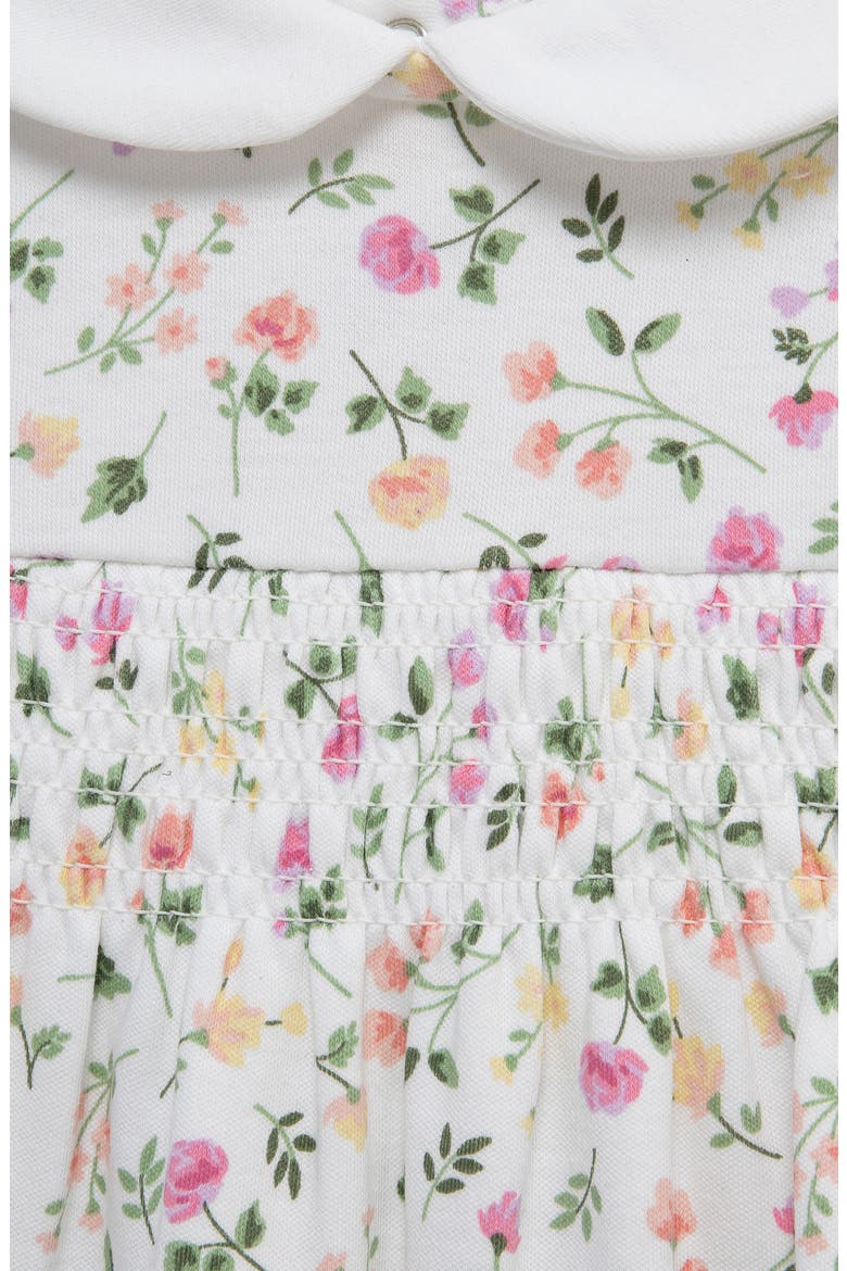 Scatter Floral Pima Cotton Footie (Nordstrom Exclusive), Alternate, color, PINK MULTI
