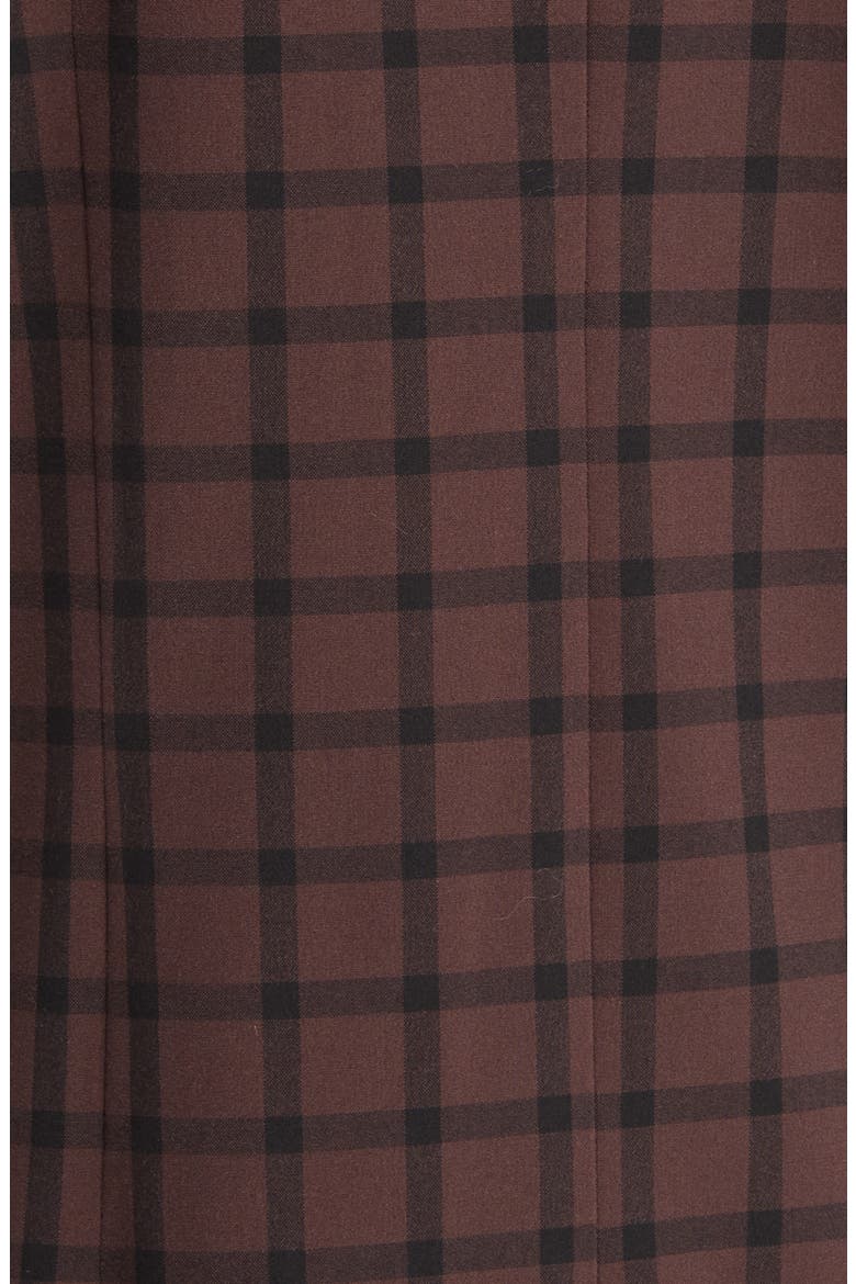 Relaxed Fit Oversize Blazer, Alternate, color, BROWN COFFEE CLASSIC PLAID