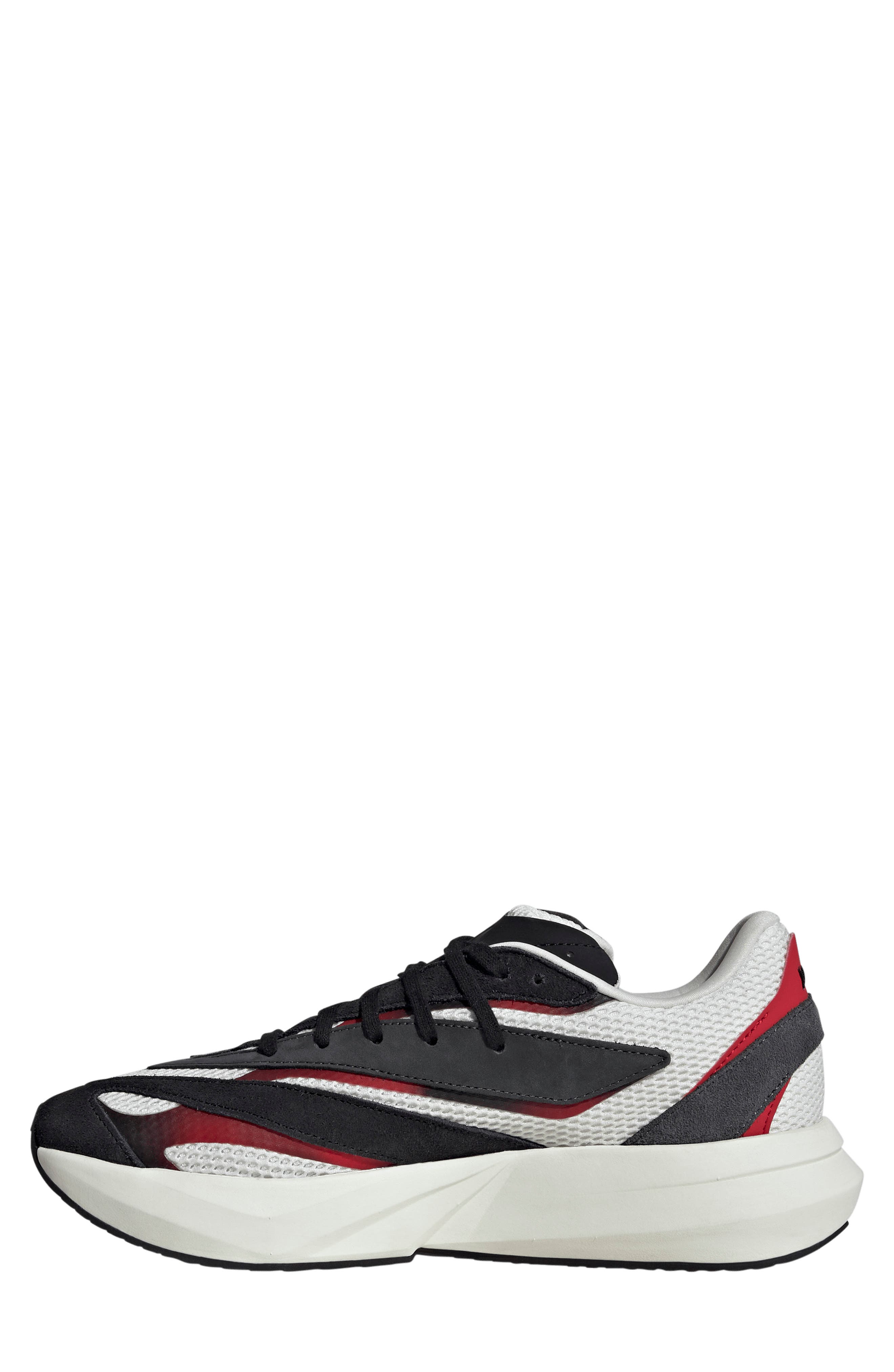 adidas Lightblaze Sneaker, Alternate, color, Core Black/ Scarlet/ White