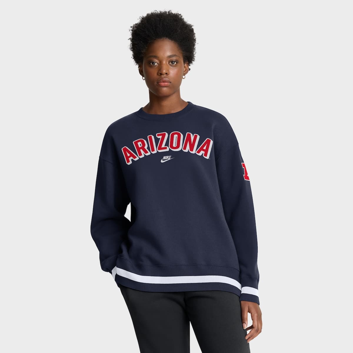 nike blue crew neck womens