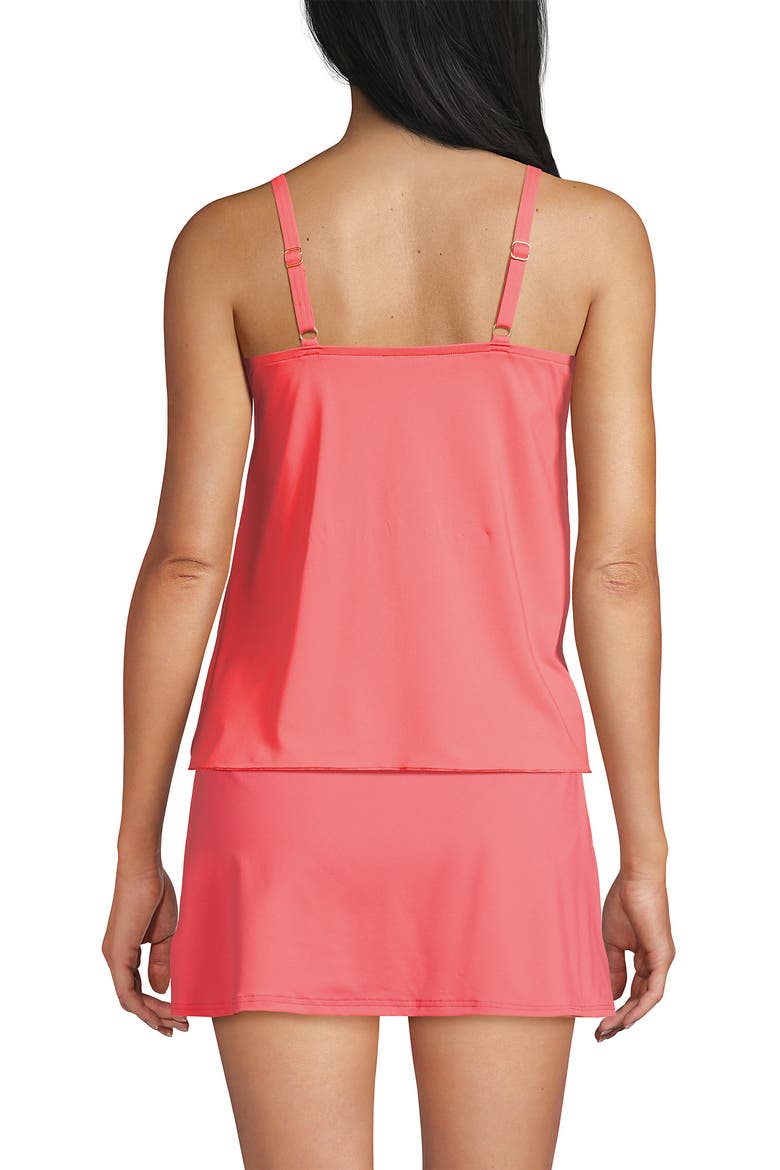 Tulip Hem Tankini Top, Alternate, color, Wood Lily