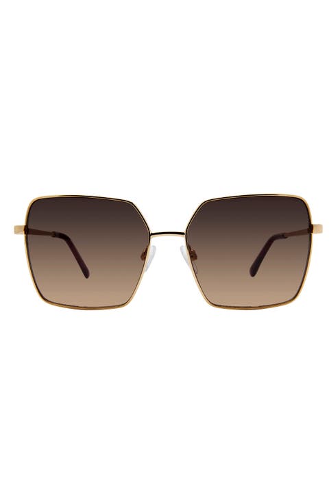 58mm Square Sunglasses