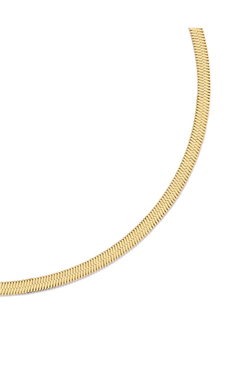 D.LOUISE Essentials Snake Chain Necklace, Alternate, color, Gold
