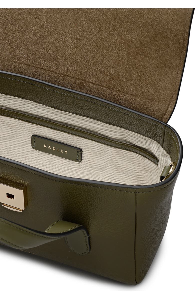 Radley Mayfair Lane Small Flapover Satchel Bag, Alternate, color, Pine Needle