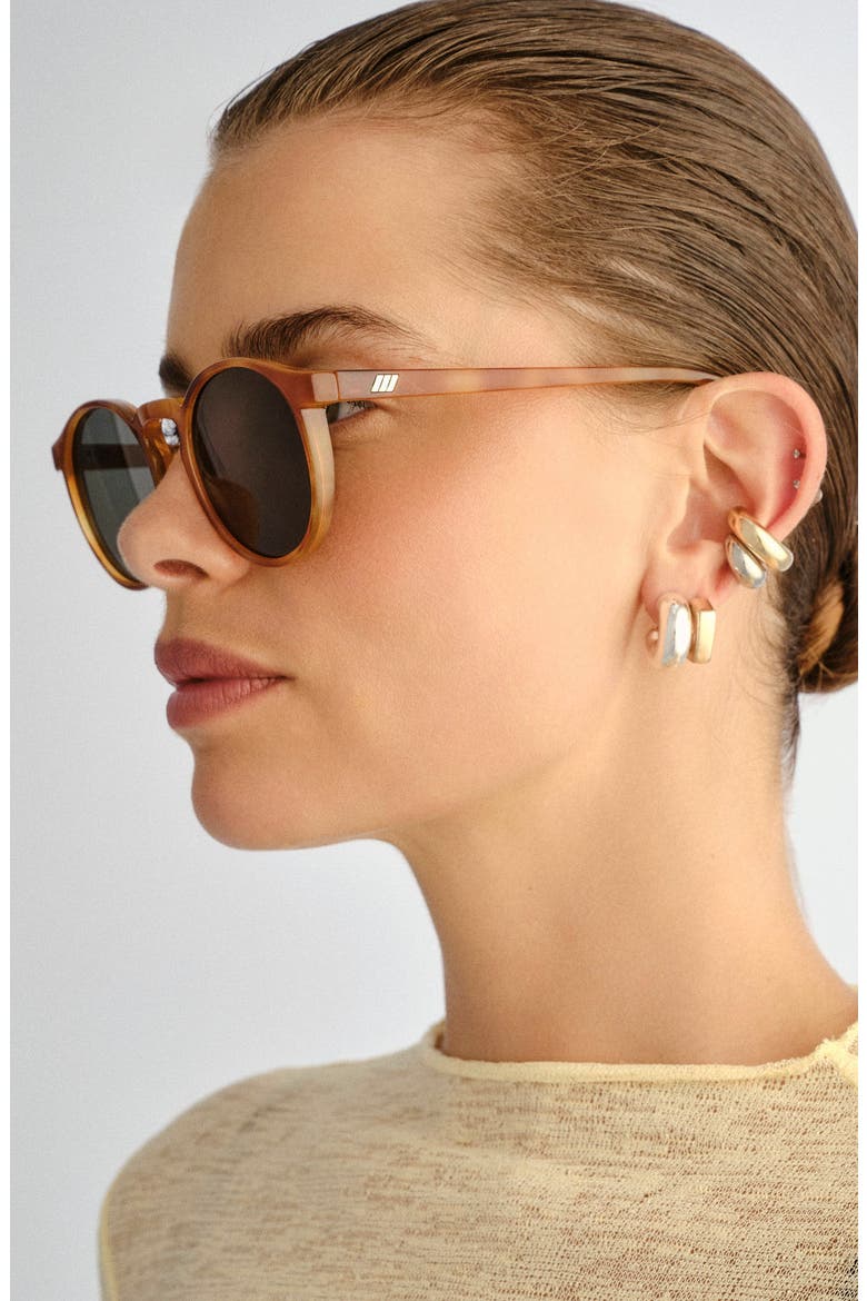 Teen Spirit Deux 50mm Round Sunglasses, Alternate, color, TORT