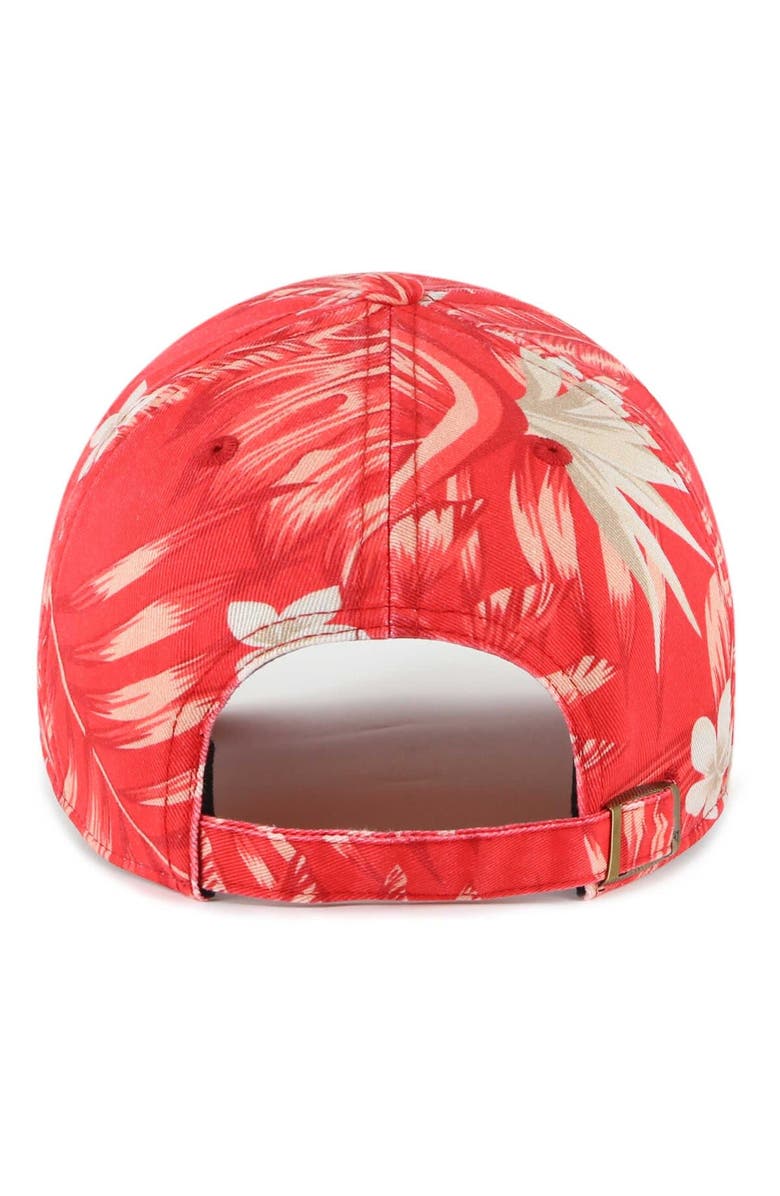 '47 Men's '47 Red Ole Miss Rebels Tropicalia Clean Up Adjustable Hat, Alternate, color, Red