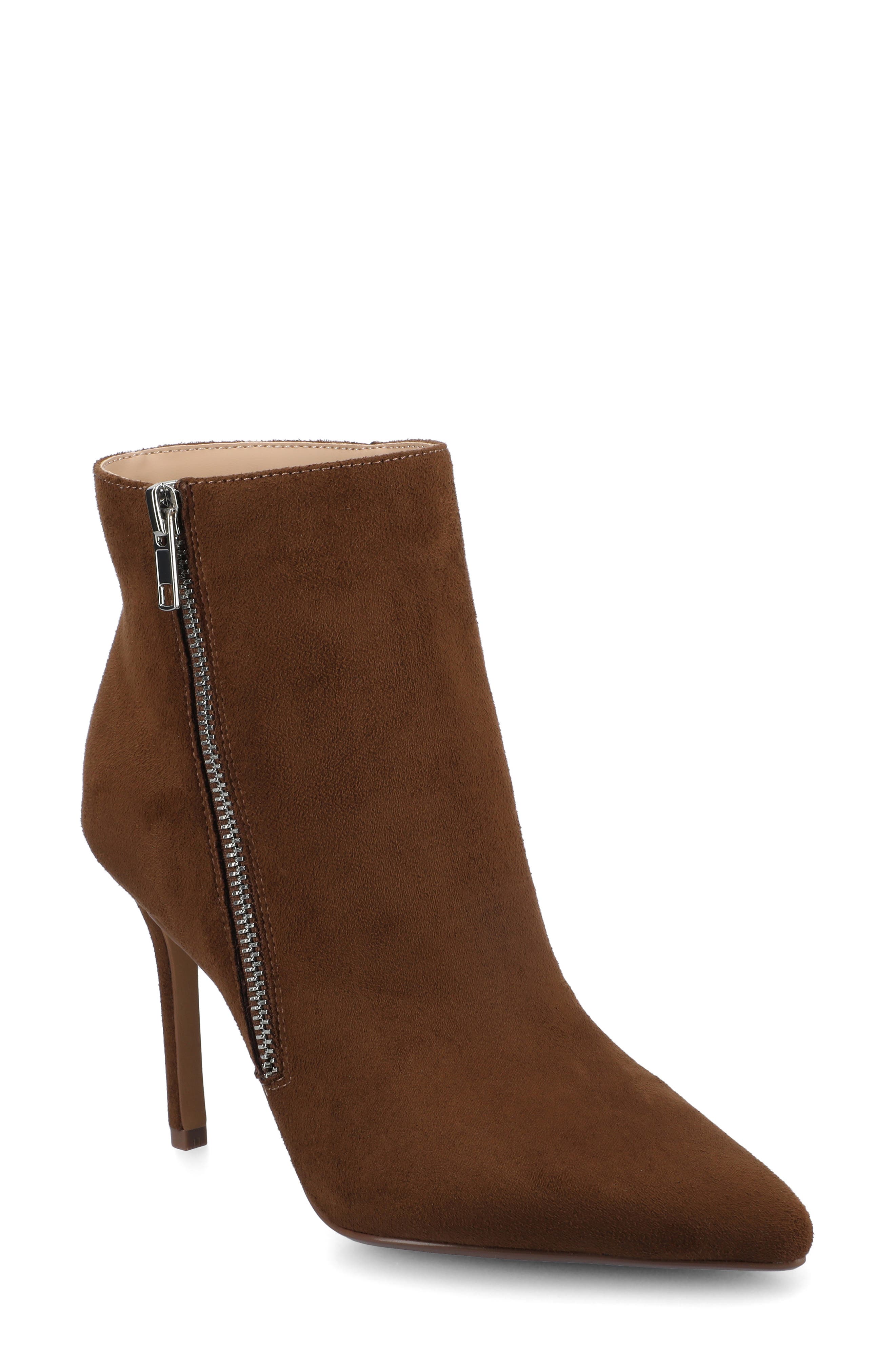 Journee Collection Leyna Zip Boot - Wide Width Available, Main, color, Chocolate