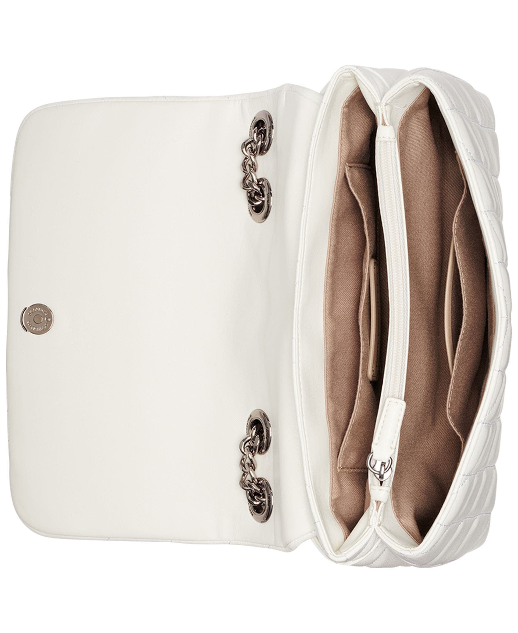 KARL LAGERFELD PARIS Lafayette Shoulder, Alternate, color, White