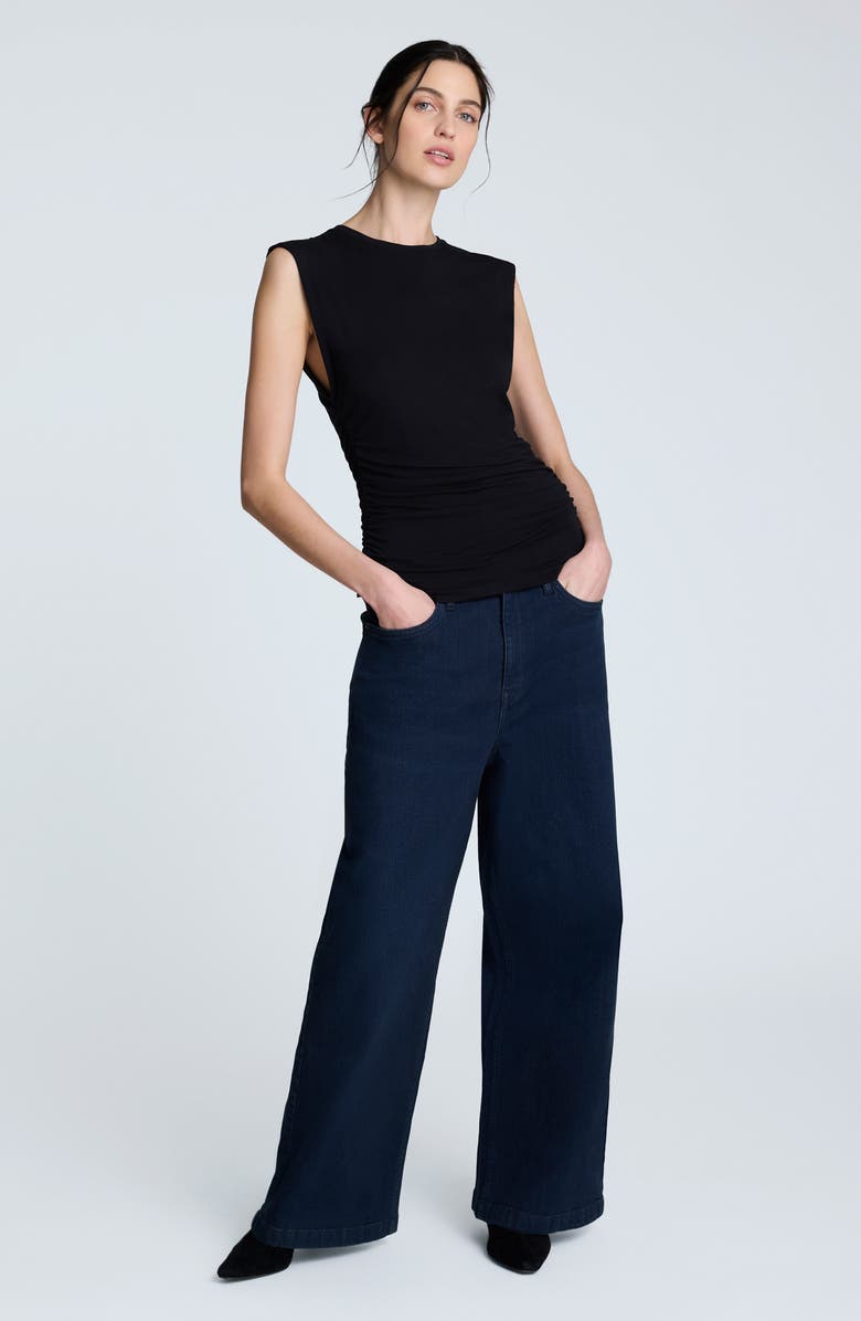 Kenneth Cole Low Rise Wide Leg Jeans, Alternate, color, Midnight Rinse Wash