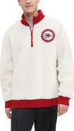 Tommy Hilfiger Men's Tommy Hilfiger Cream Kansas City Chiefs Jordan Sherpa Quarter-Zip Sweatshirt