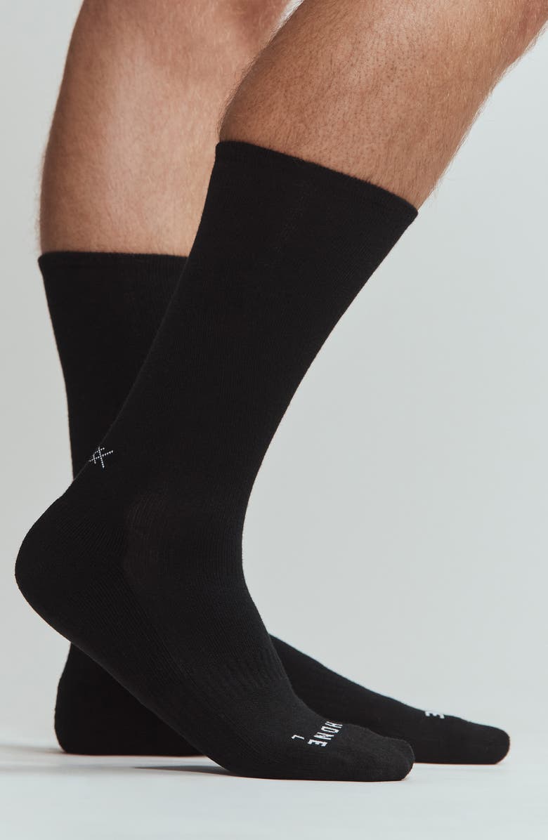 Rhone Commuter Socks, Alternate, color, Black