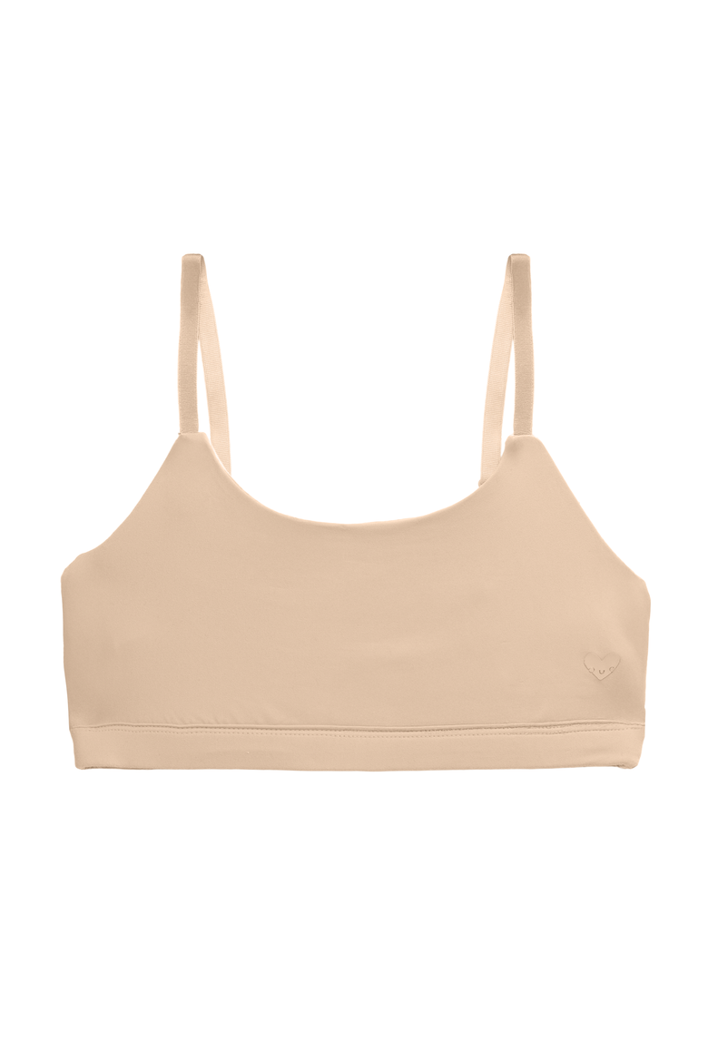 Ultra Smooth Scoop Bralette, Alternate, color, Sand
