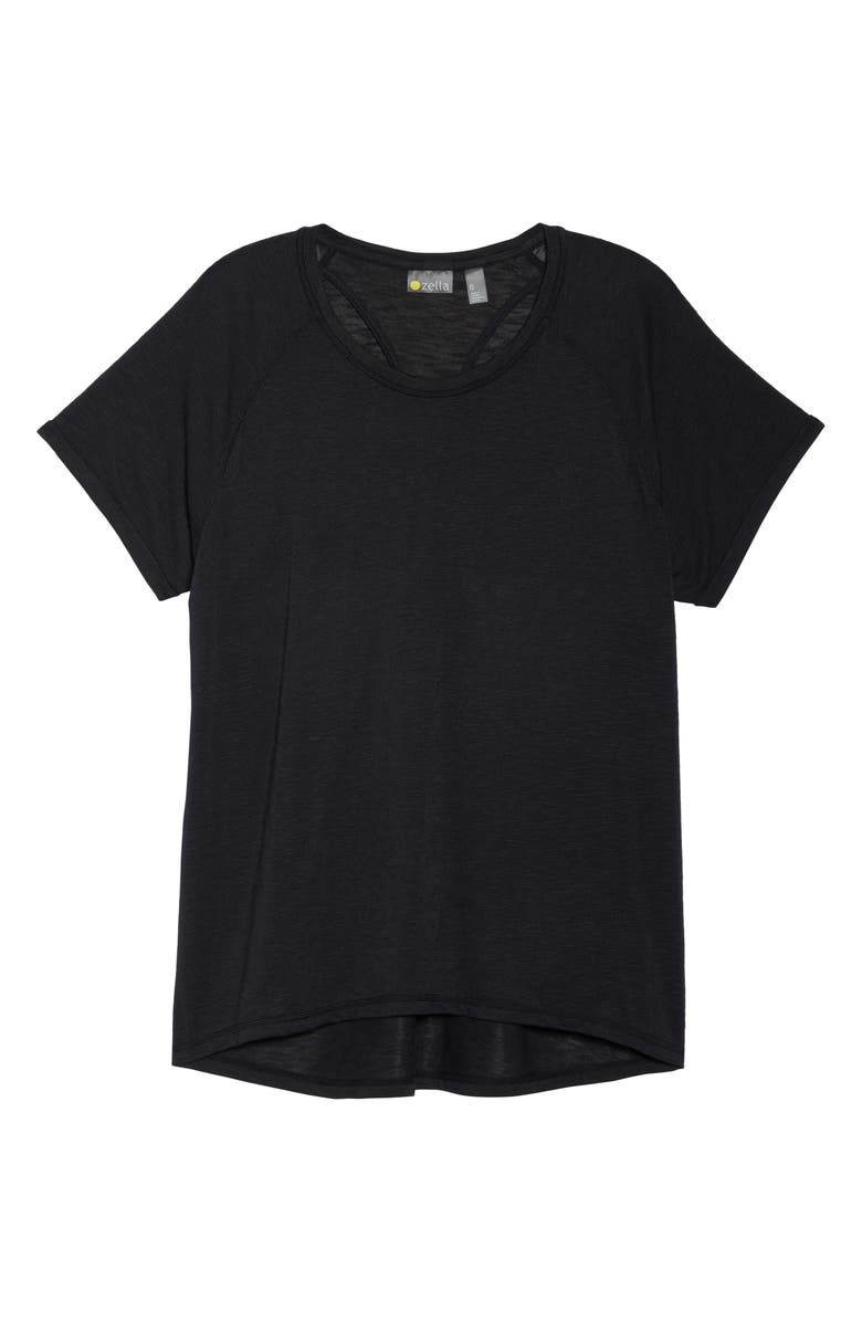 Zella Back It Up Slub Tee, Alternate, color, 