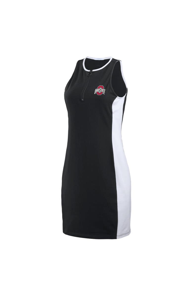 WEAR by Erin Andrews Women's WEAR by Erin Andrews Black Ohio State Buckeyes Bodyframing Tank Dress, Alternate, color, Black