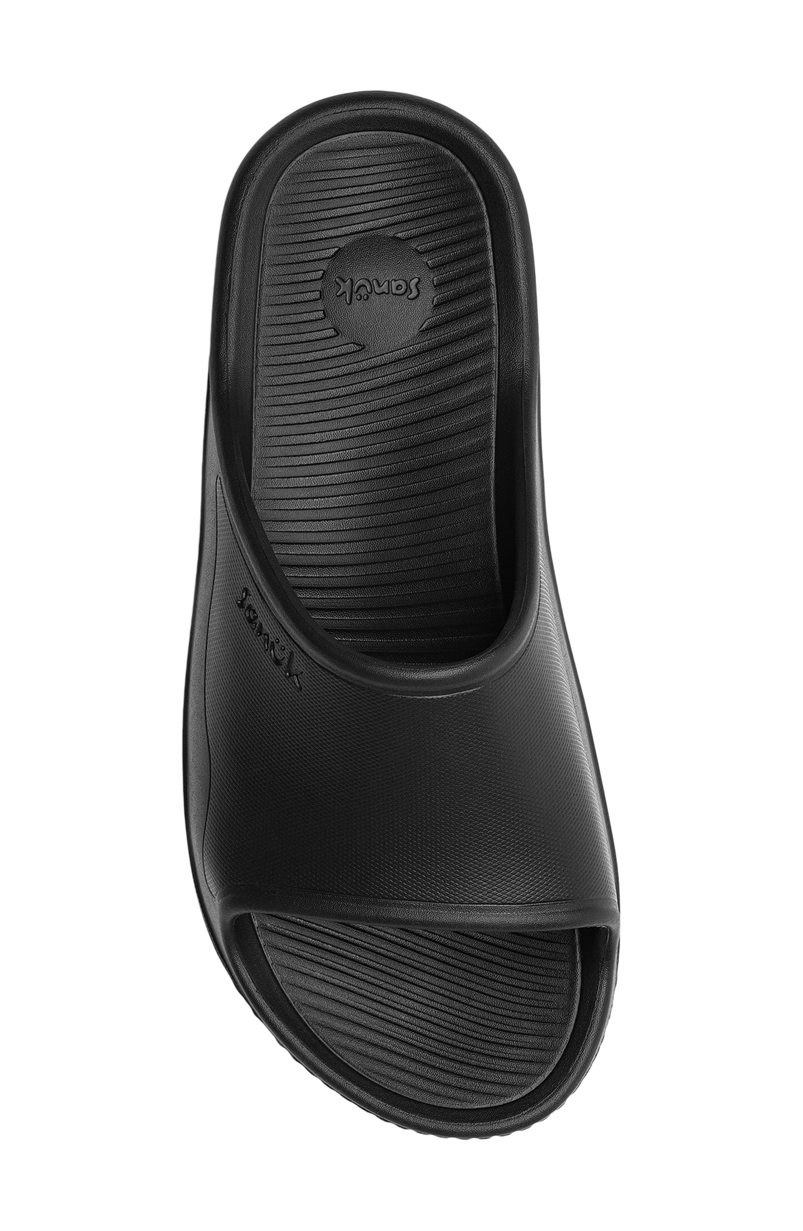 Beer Foamie Slide, Alternate, color, BLACK