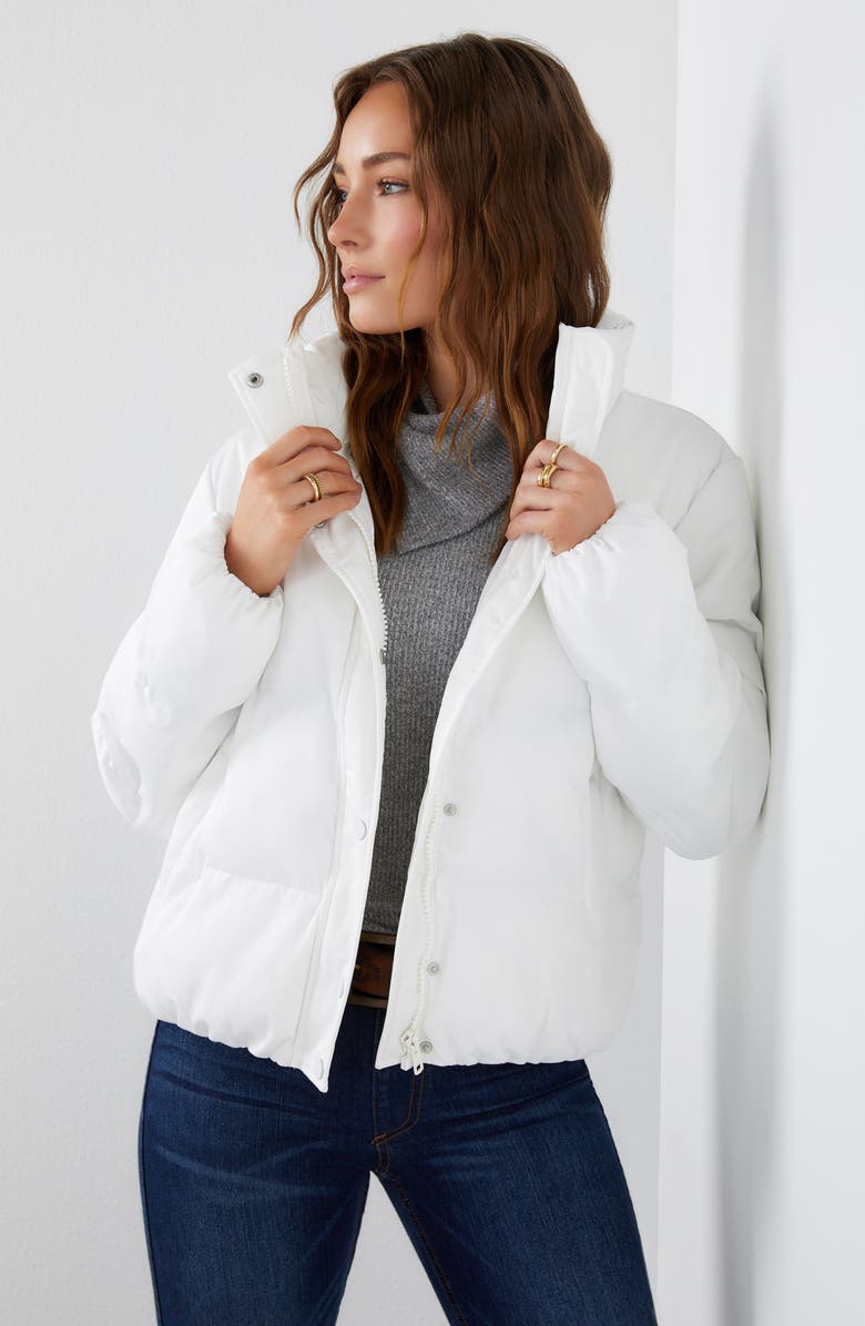 Karen Kane Down Puffer Jacket, Alternate, color, 