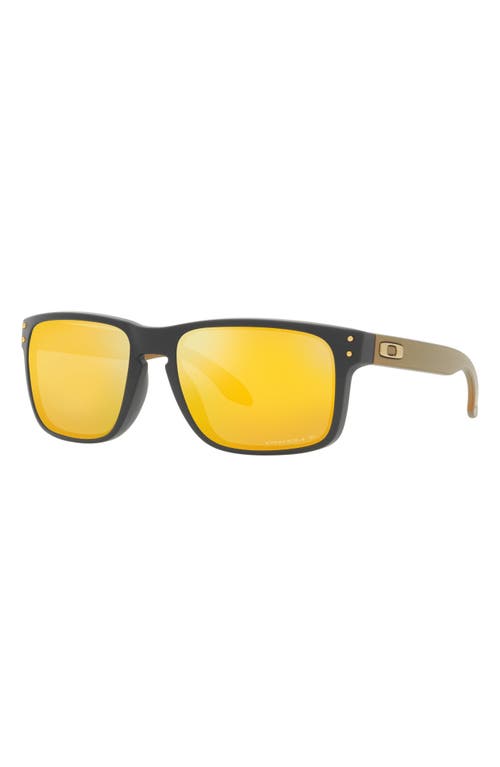 Oakley Holbrook™ 57mm Prizm™ Polarized Keyhole Sunglasses In Grey Jeans