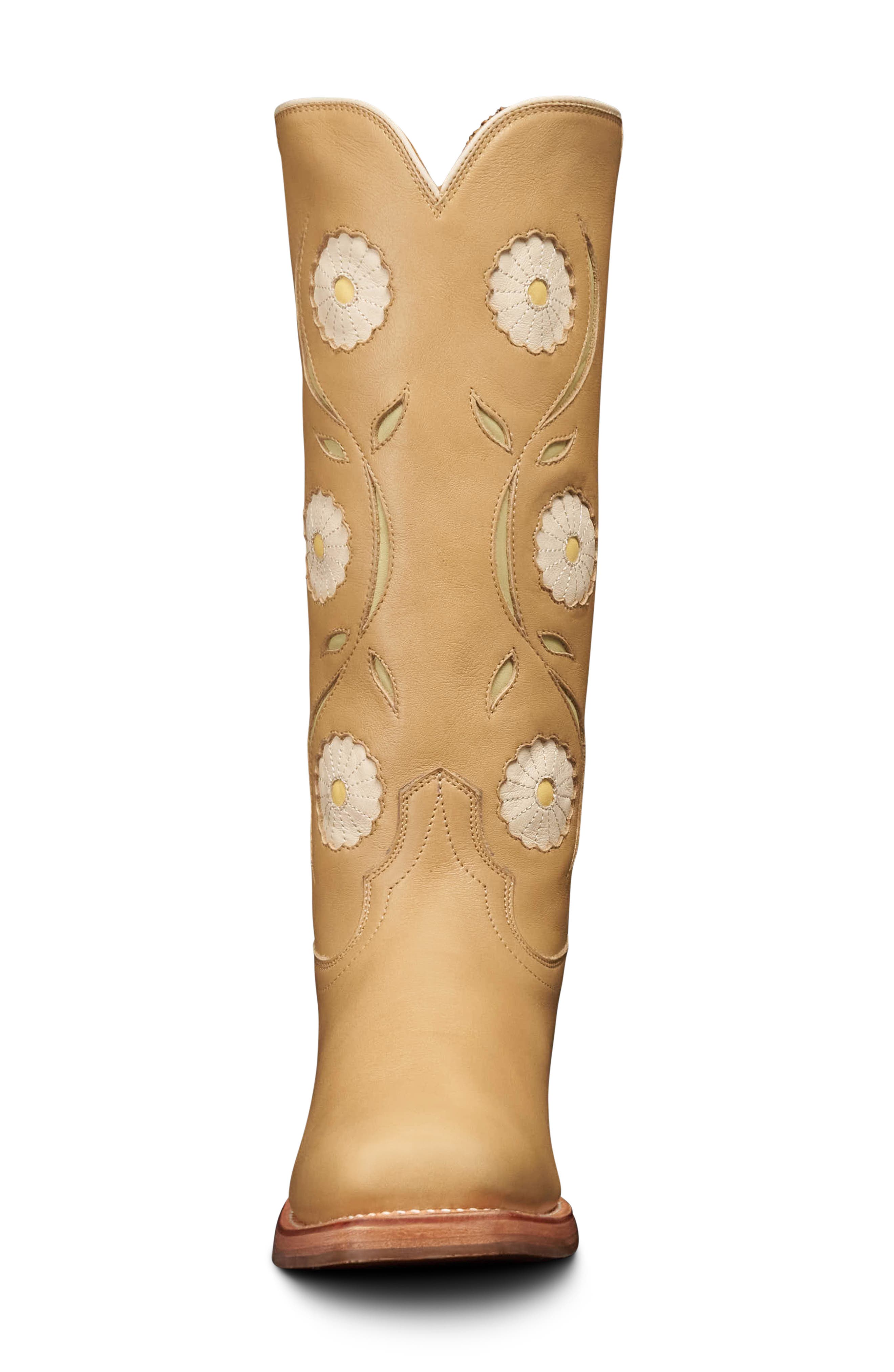 Tecovas The Charlie Bloom Western Boot, Alternate, color, Pale Yellow