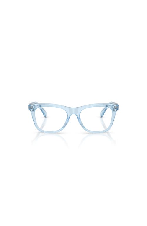 Burberry 47mm Square Optical Glasses In Blue