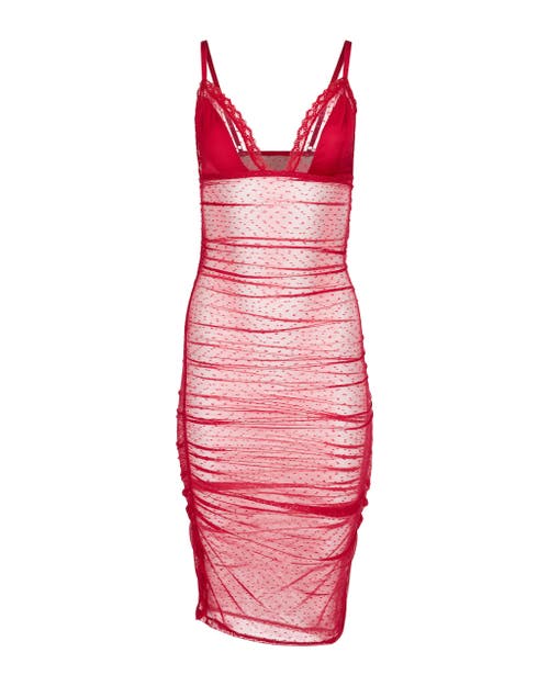 Adore Me Marietta Bodycon Slip & G-string Set Lingerie In Multi