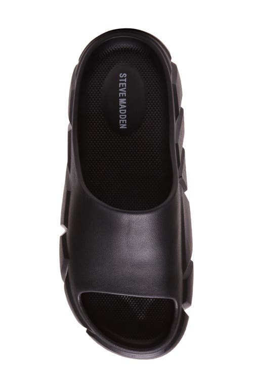 Madden Charged Slide Sandal In Black