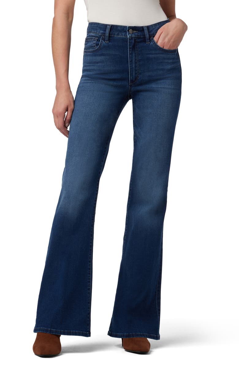 Joe's High Waist Flare Leg Jeans, Main, color, 