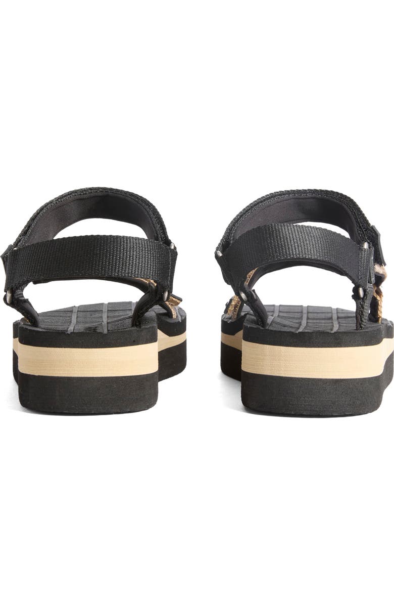 Barbour Mila Wedge Sandal, Alternate, color, Black/ Dress Tartan