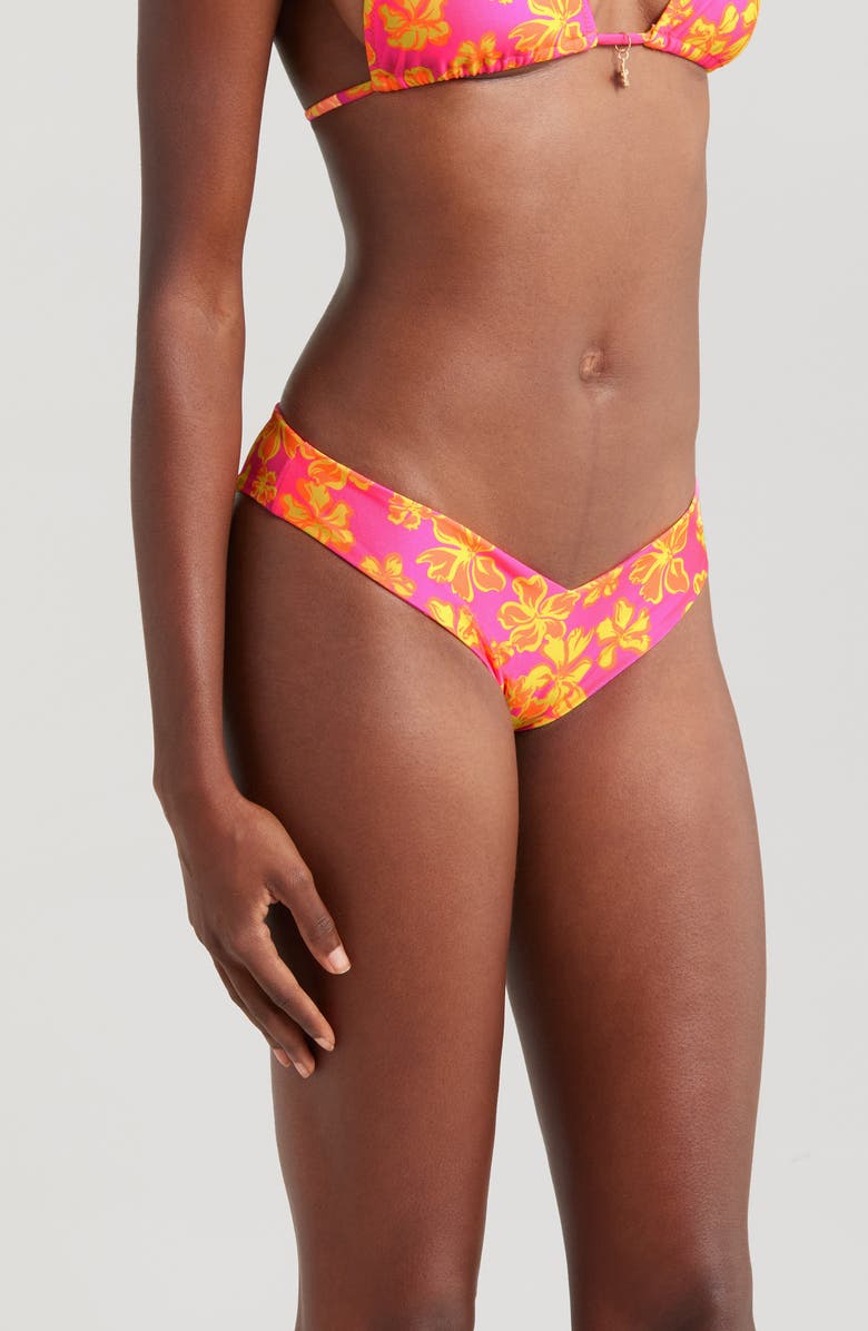 Kulani Kinis V-Cut Bikini Bottoms, Alternate, color, 