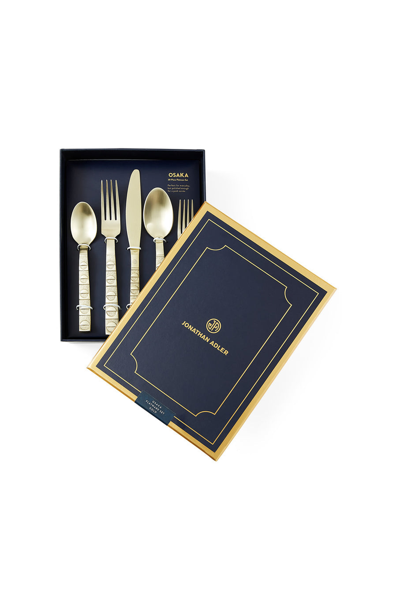 Jonathan Adler Osaka 20-Piece Flatware Set, Alternate, color, 