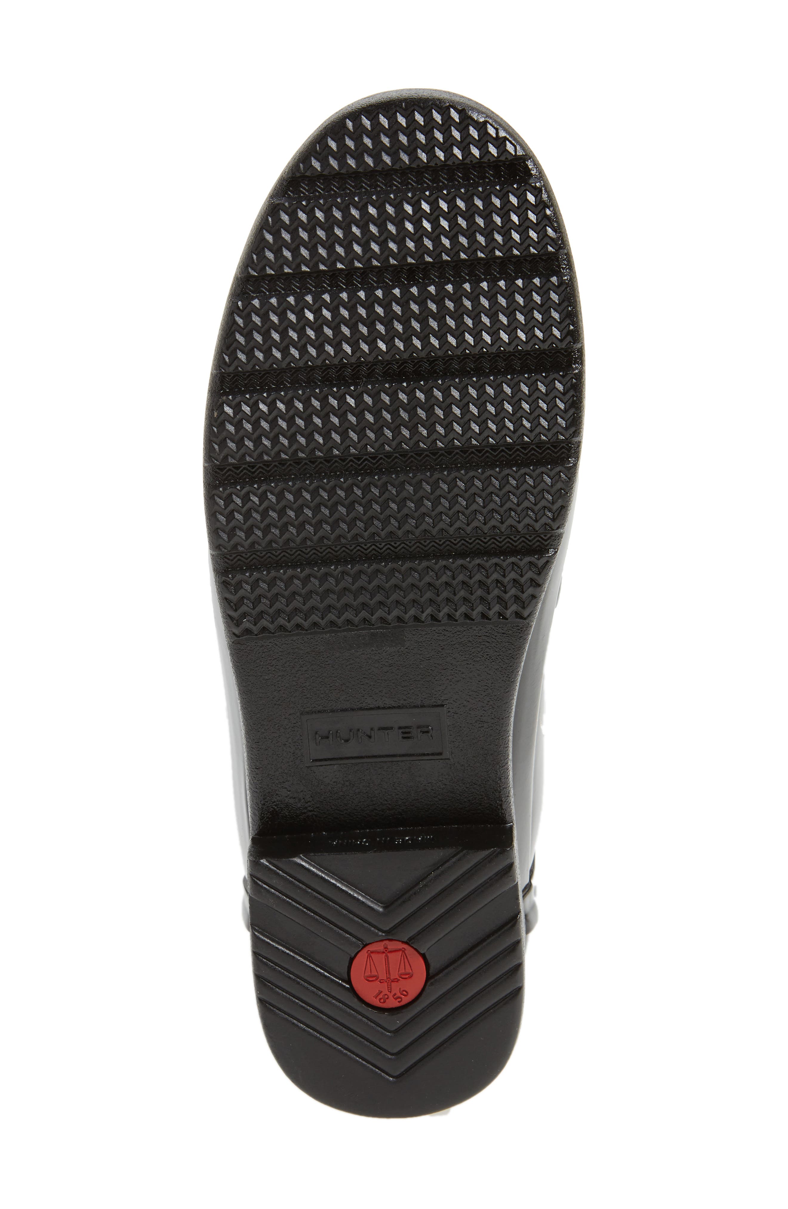Original Refined High Gloss Rain Boot, Alternate, color, BLACK