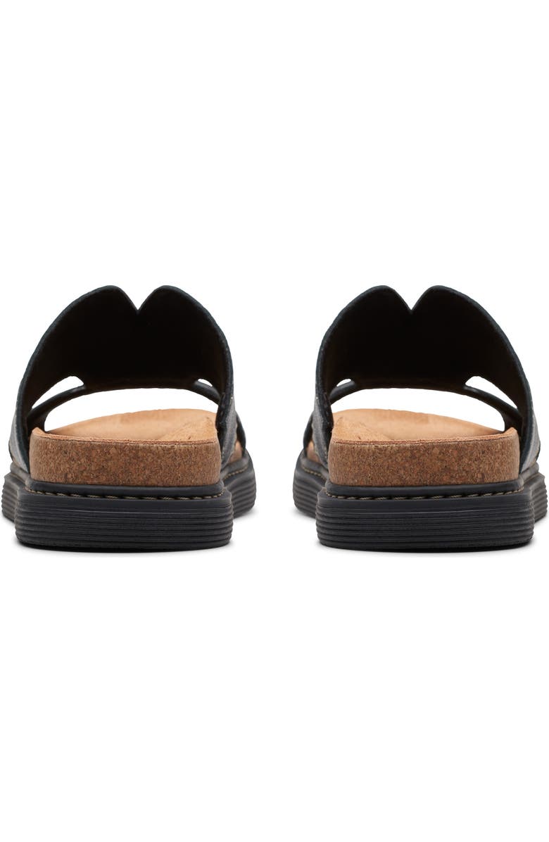 Clarks<sup>®</sup> Arwell Walk Slide Sandal, Alternate, color, Black Leather