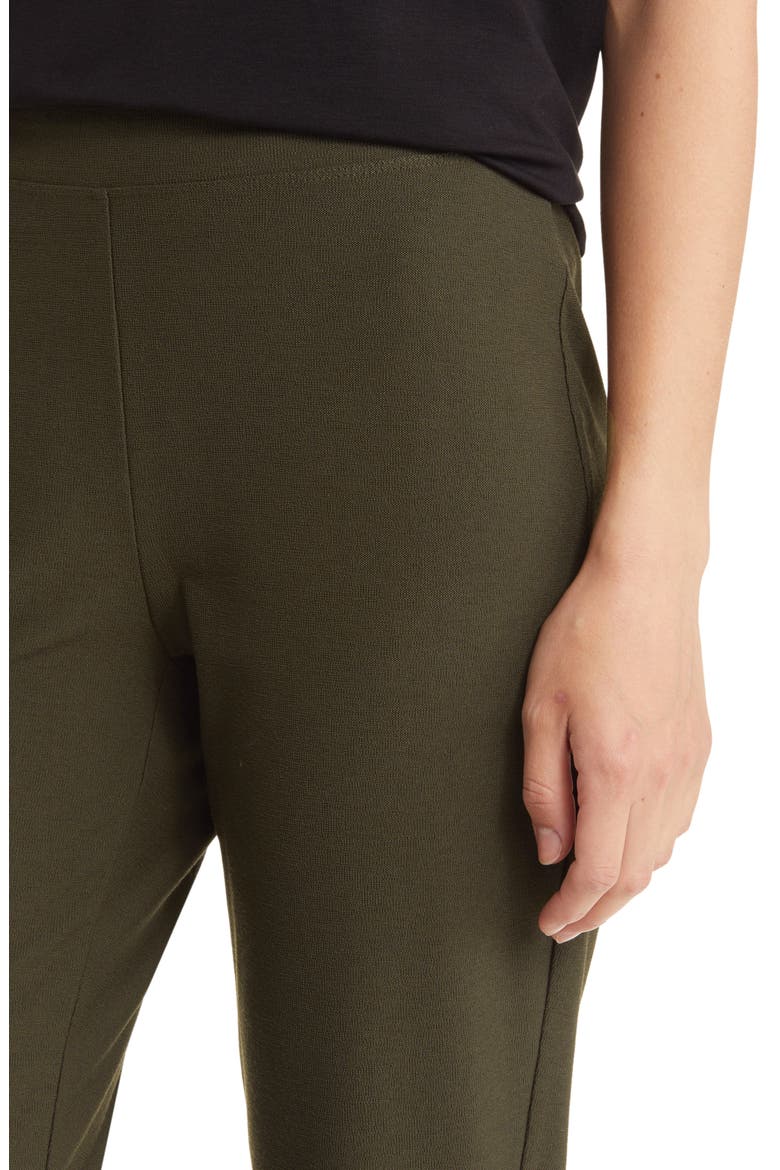 Slim Knit Ankle Pants, Alternate, color, WOODLAND