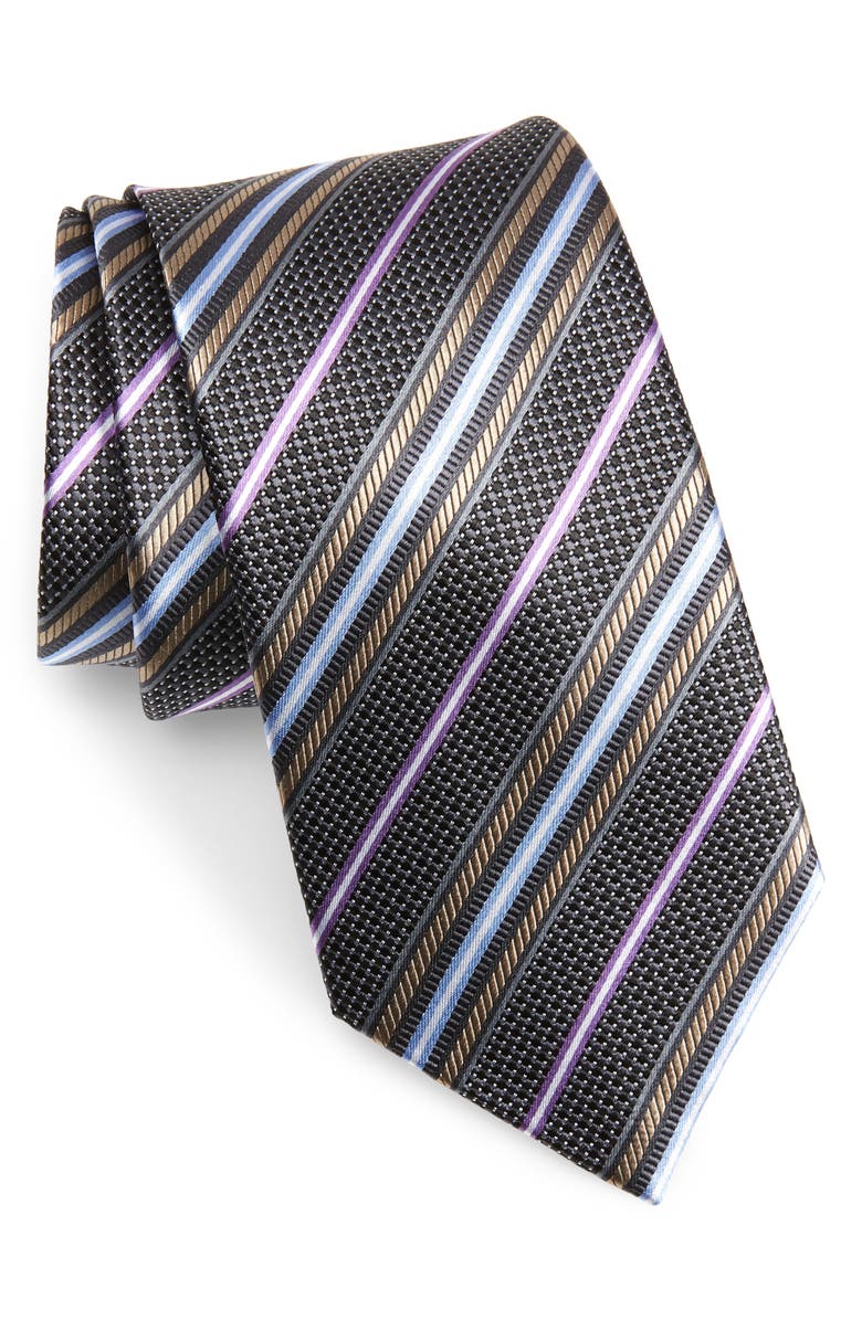 Nordstrom Stripe Silk Tie, Main, color,