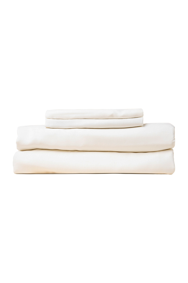 Performance Linen Blend Sheet Set, Main, color, Bone