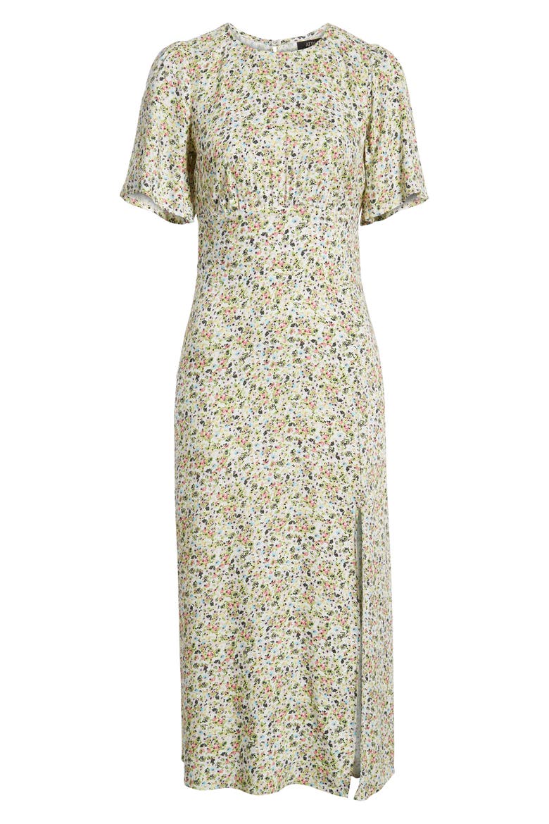 Janice Midi Dress, Alternate, color, DITSY SPRING FLORAL