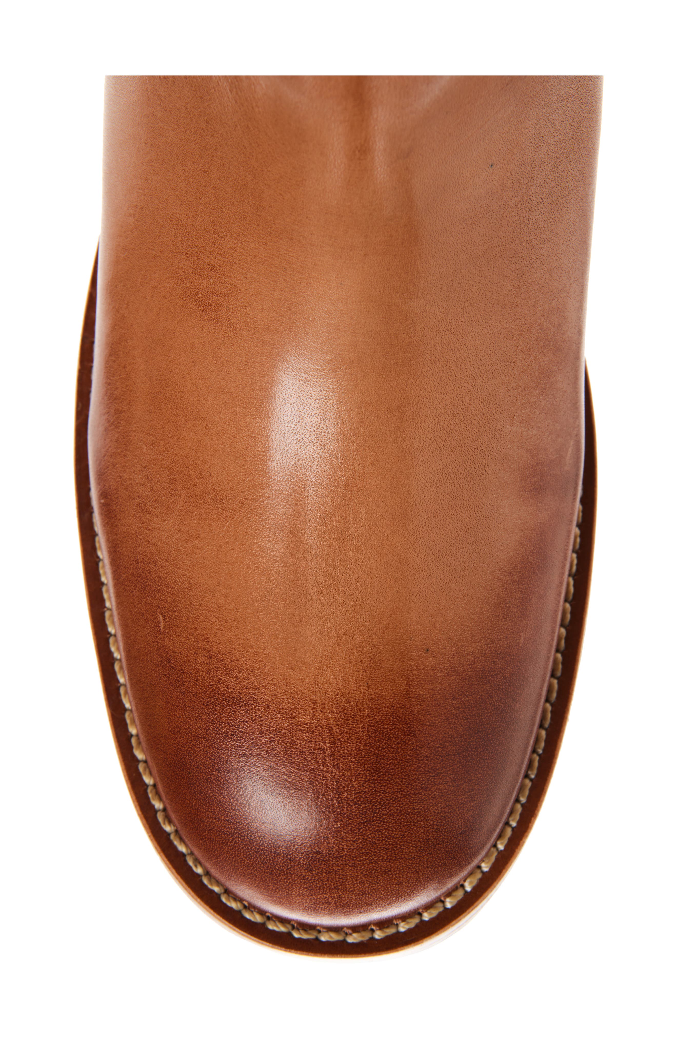 Jeffrey Campbell Camping Western Boot, Alternate, color, Natural Ruboff