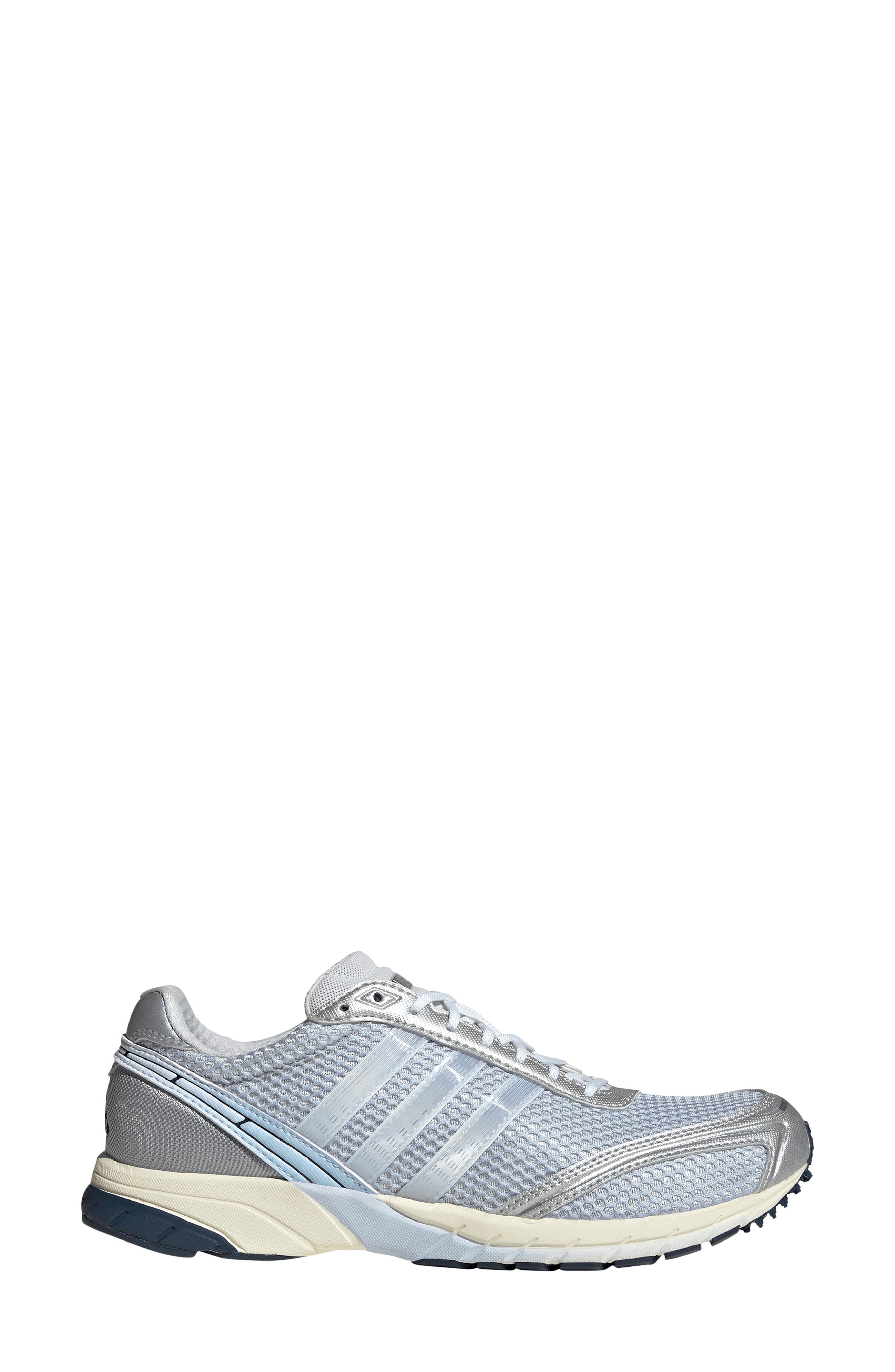 adidas Adizero Adios OG Sneaker, Alternate, color, Crystal Sky/ White/ Silver