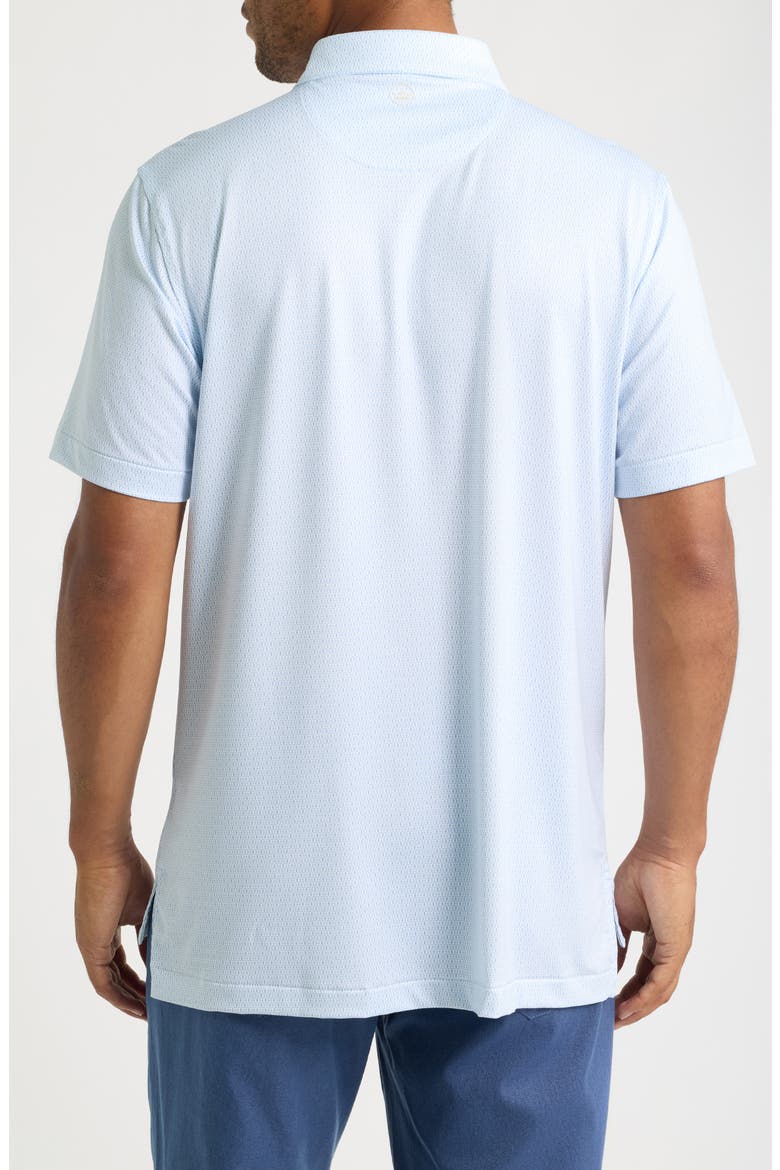 Football Geo Summer Comfort Performance Jersey Polo, Alternate, color, WHITE