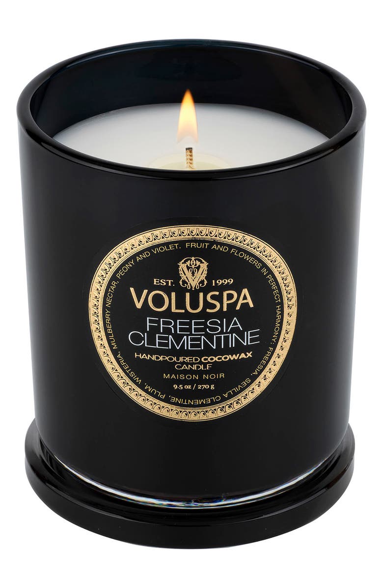 Voluspa Freesia Clementine Classic Candle, Main, color, Freesia