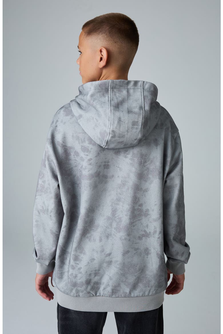 Kids' Underground Oversize Tie Dye Hoodie, Alternate, color, GREY