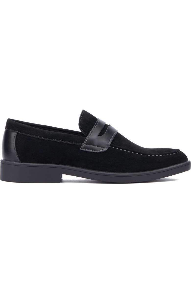 NEW YORK AND COMPANY Giolle Faux Leather Loafer, Alternate, color, Black