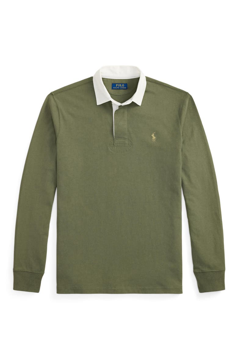 The Iconic Rugby Shirt, Alternate, color, GREEN