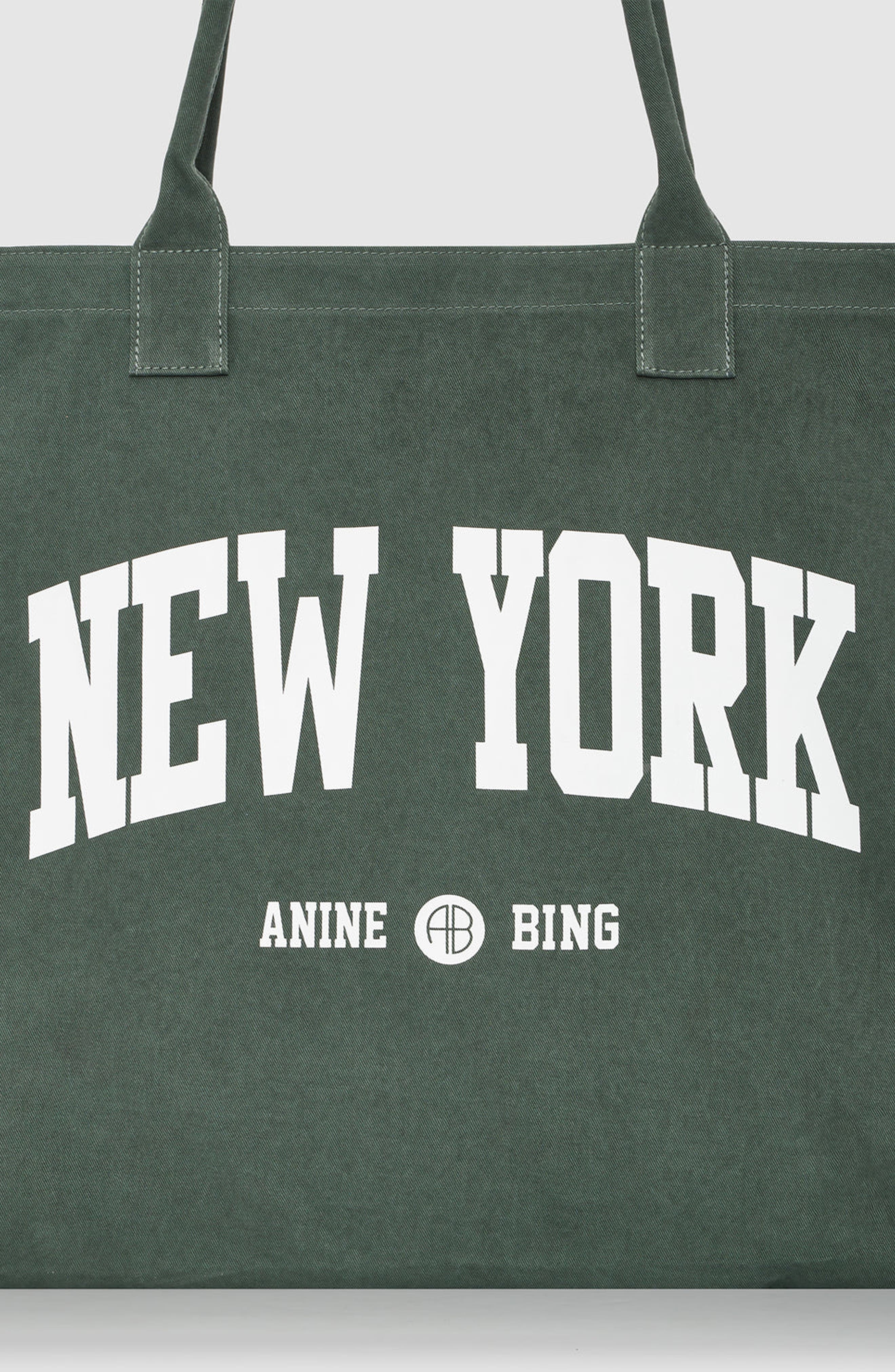 Leo Canvas New York University Tote, Alternate, color, Cilantro