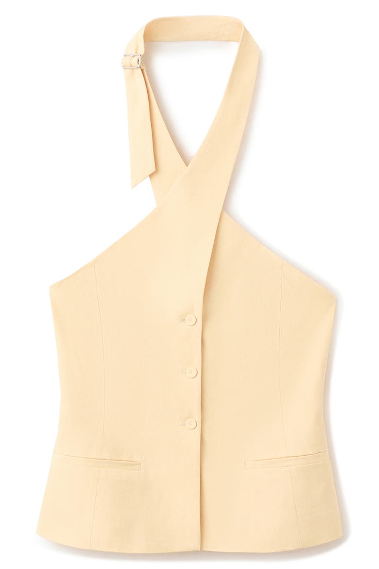 Martini Halter Top, Alternate, color, YELLOW