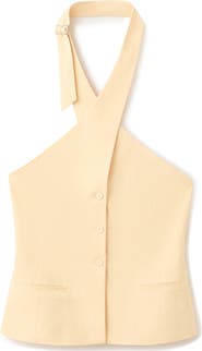 MANGO Martini Halter Top