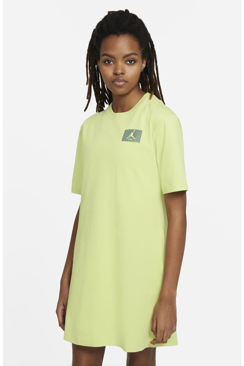 Nike Jordan Essential T-Shirt Dress, Alternate, color, LIMELIGHT