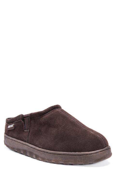 muk luks Matt Faux Shearling Lined Suede Slipper