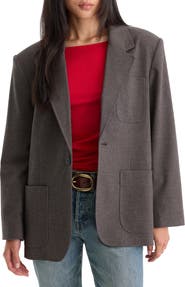 Good American The Oversized Blazer