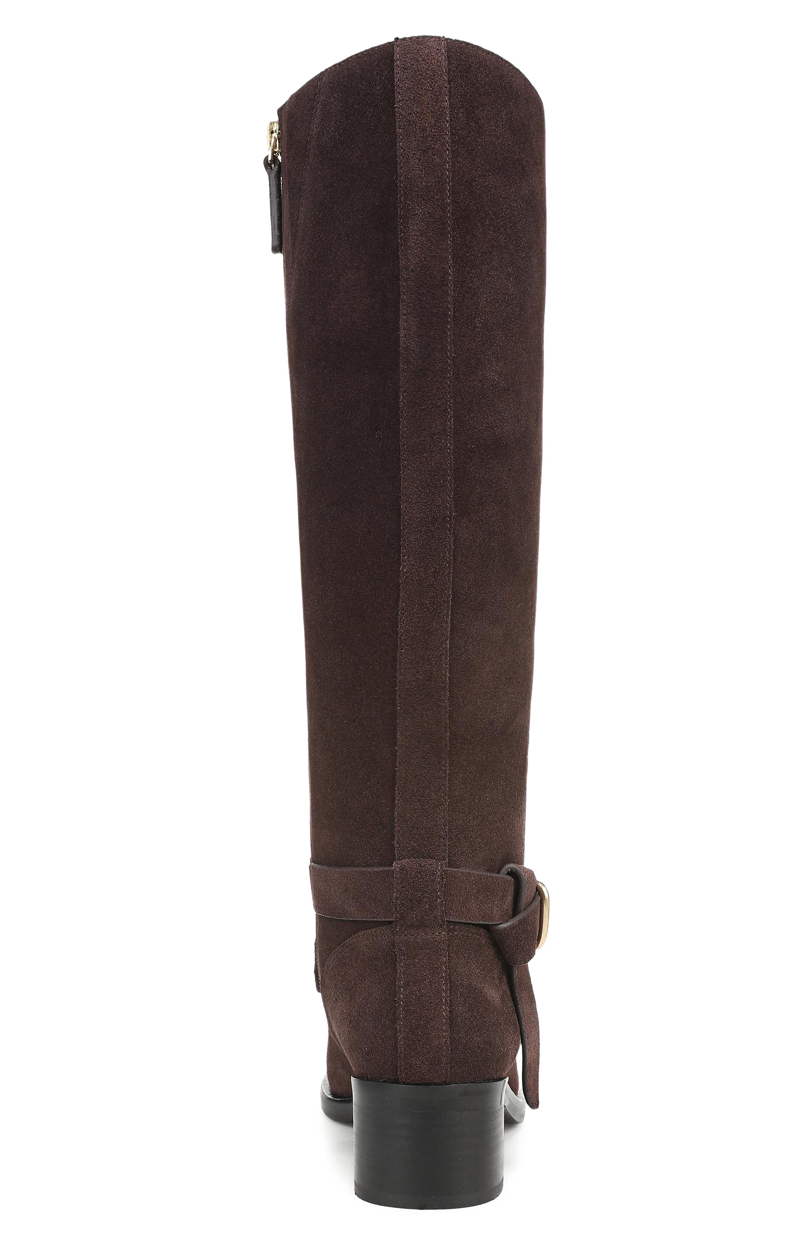 Samara Leather Tall Boot, Alternate, color, BROWN CHICORY